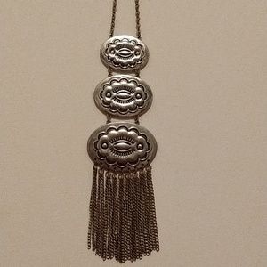 Silver Southwestern Necklace